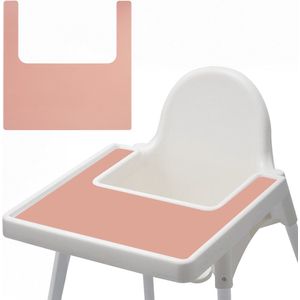 Dutsi - Siliconen Placemat voor IKEA Kinderstoel - Oudroze - BPA-Vrij - Hygiënisch en Duurzaam - Antilop