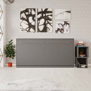 SMARTBett Horizontaal Opklapbed 90x200cm Antraciet - Antraciet