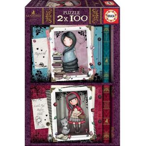 PUZZLE LITTLE RED RIDING HOOD GORJUSS 2X100PZ