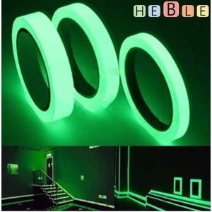 Glow in the dark tape / plakband - Heble - 3 meter