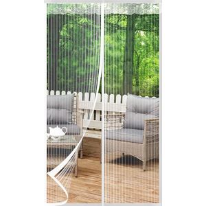 Magnetisch vliegengaas voor balkondeur - 90 x 200 cm - terrasdeur muggennet - zonder boren - deur vliegenbescherming - insectenbescherming - vliegenscherm