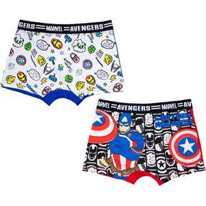 Avengers Captain America - Boxershort 2-Pak - 6-8 Jaar - 116-128