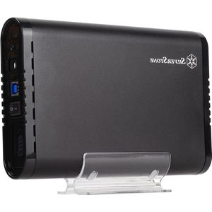 Externe USB 3.0 Harde Schijf Behuizing Case voor 3.5 Inch SATA HDD zwart - SST-TS07 - hoge snelheid data-overdracht