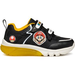 GEOX J CIBERDRON BOY Unisex Sneakers - BLACK/YELLOW - Maat 31