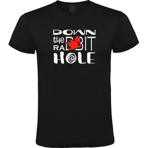 Klere-Zooi - Down the Rabbit Hole - Heren T-Shirt - L