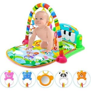 Velox Speelkleed baby met boog- Speelmat met boog - Activiteitenboog - Activiteitenboog voor baby's - 72,5*60*47cm (Groen)