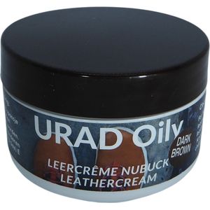 Urad Oily Nubuck leer creme - Donkerbruin - 100 ml.