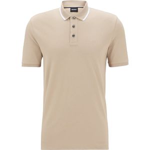 BOSS Parlay regular fit polo - pique - beige