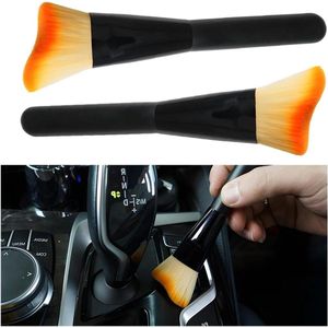 Zachte detailborstels - reiniging auto interieur - krasvrij - 2 stuks .