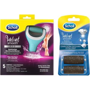 Scholl Velvet Smooth & Oplaadbaar Rollers –Navulling –Voetverzorging –Huidverzorging -Scholl-Eelt verwijderaar-Scholl velvet Smooth-Verwijdert op een effectieve en gemakkelijke manier, eelt en harde huid voor zijdezachte voeten.