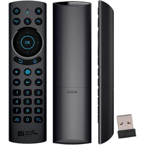 Bluetooth Afstandsbediening voor Smart TV en Mini PC met Spraakbediening