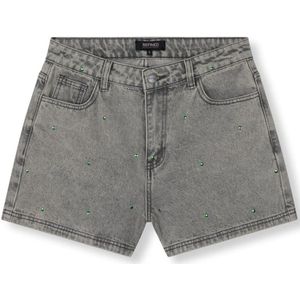 Refined Department Broek Woven Short Studs Zaar R2505272689 996 Mid Grey Dames Maat - L