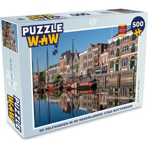 Puzzel Rotterdam - Zomer - Reflectie - Legpuzzel - Puzzel 500 stukjes