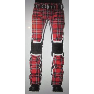 SOS Sportswear of Sweden ski broek WS JACKY PANT Racing Red Tartan