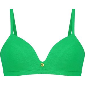 TEN CATE BEACH - bikini top triangle padded wired - Groen