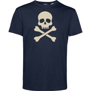 T-shirt kind Pirate Skull | Halloween Kostuum Voor Kinderen | Halloween | Foute Party | Zwart | maat 164