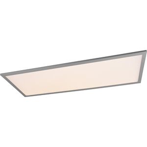 LED Plafondlamp - Plafondverlichting - Torna Alina - 34W - Warm Wit 3000K - Mat Titaan - Aluminium - 80cm