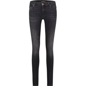 Supertrash - Spijkerbroek Dames Volwassenen - Broek - Jeans - Mid waist - Donker Grijs - 30