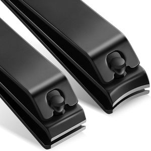 Nagelknipper Set met Gebogen en Rechte Bladen voor Nauwkeurige Nagelverzorging - Roestvrijstalen Teennagelknipper voor Mannen en Vrouwen
