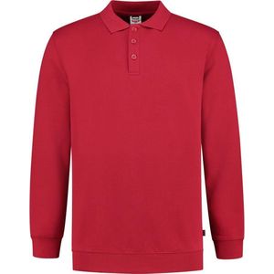 Tricorp Polo Sweater Boord 60°C Wasbaar 301016 Rood - Maat XS
