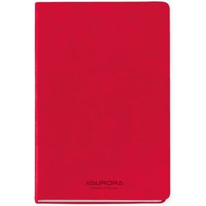 Notitieboek aurora capri a5 192blz lijn 80gr rood | 1 stuk | 10 stuks