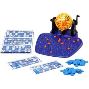 Compleet Bingo Spel Gekleurd/Oranje - 48x Bingokaarten - 1-90 Nummers - Met Molen en Bingokaarten
