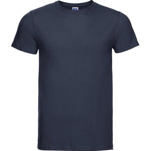 Russell Heren Slank T-Shirt met korte mouwen (Franse marine)