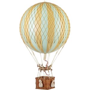 Authentic Models - Luchtballon Royal Aero - Luchtballon decoratie - Kinderkamer decoratie - Mint - Ø 32cm