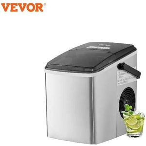 Vevor IJsblokjesmachine - Draagbare IJsmaker - Ijsklontjes - IJsmachine - IJsblokjes - IJsmachine