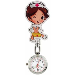 Fako® - Verpleegstershorloge - Zusterhorloge - Verpleegster Horloge - Acryl - Zuster Verbanddoos