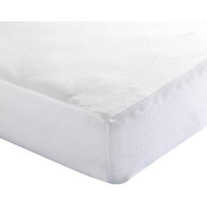 Inch Matrasbeschermer - Molton - (hoekhoogte 30 cm ) White - B 90 x L 200 cm - 1-persoons Luchtdoorlatend/Waterdicht/Antibacterieel/Antihuisstofmijt - Geschikt voor Standaard Matras/Boxspring/Matras + Topper - DHFLAEG090200-B 90 x L 200 cm