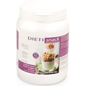 Dietisnack | Muesli | Rode Vruchten | Voordeelbus | 1 x 450 gram | Koolhydraatarm eten doe je zó!