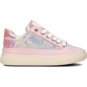 Jochie & Freaks Sis Lage sneakers - Leren Sneaker - Meisjes - Roze - Maat 24