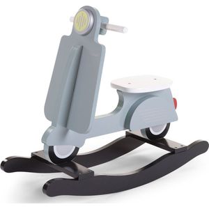 Schommel Scooter - MDF - Mint Blauw Zwart