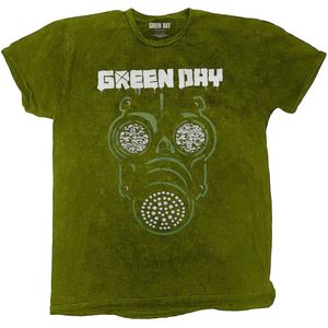 Green Day - Gas Mask Heren T-shirt - S - Groen