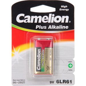 Camelion 9V Alkaline Batterij - 1 stuk - 500 mAh