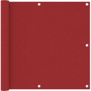 vidaXL-Balkonscherm-90x400-cm-oxford-stof-rood