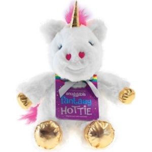 DREAMY HOTTIE WHITE UNICORN - warmte knuffel - warmies