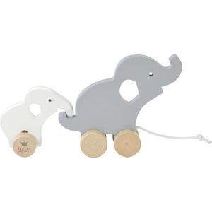 Happy Horse Trekfiguur Olifant Grijs/wit 20 Cm