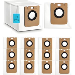 PolkaHome® 12 stofzakken voor Dreame D10 Plus, D10s Plus, L10 Plus en Z10 Pro – duurzame vervangingsstofzakken voor robotstofzuigers