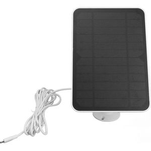 Generiek 4W 5V Zonnepaneel voor Beveiligingscamera IP65 Waterdichte Zonnelader met 360 Graden Verstelbare Beugel - Wit