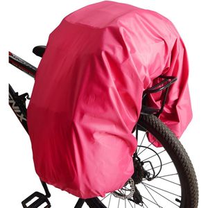 80L tot 100L Fiets Achter Rack Regenhoes Fiets Kofferbak Regenhoes Hot Pink