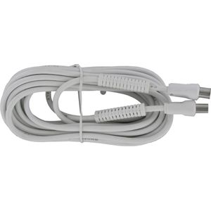 QLINK coax kabel 3c2v hf 5.0m stek recht wt
