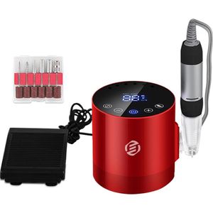 Equivera Nagelfrees - Nagelfrees set - Nagelfrees elektrische - Nagelfrees Electrisch - Nagelfrees Manicure Pedicure - Manicure set - Manicureset - Pedicureset - Pedicure set - Nagelfrees Machine - Elektrische nagelvijl voor gelnagels - Nagelfreesmac
