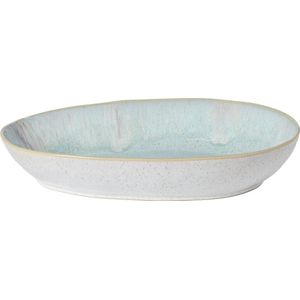 Costa Nova - servies - ovale schaal 36 cm - Eivissa zeeblauw - aardewerk - H 7,2 cm