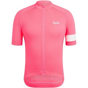 Rapha Core Lightweight Jersey Met Korte Mouwen Roze S Man