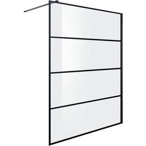 Inloopdouche Monza 110cm Zwart