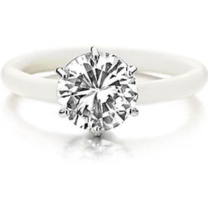 Montebello Ring Sindechites - 925 Zilver Gerhodineerd - ∅10mm - One Size