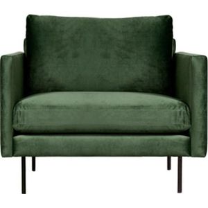 Fauteuil - Violet - velours Brunei groen 45