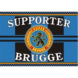 Vlag 'supporter Brugge' 100 x 150 cm